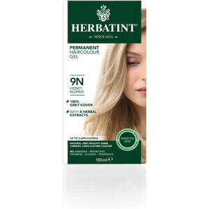 Herbatint Permanent HAIRCOLOUR Gel - Honey Blonde, 150 ml / Matu krāsa Medus blonds