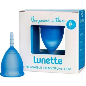 LUNETTE Menstrual Cup, Blue - Менструальная чаша, голубая