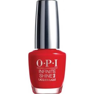 OPI Infinite Shine nail polish (15ml) - особо прочный лак для ногтей, цветUnequivocally Crimson (L09)