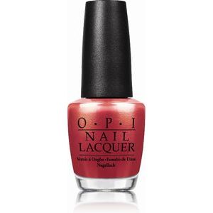 OPI nail lacquer - nagu laka (15ml) - nail polish color  Go with the Lava Flow (NLH69)