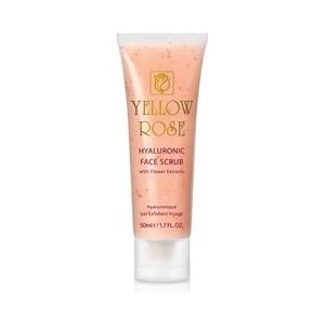 Yellow Rose Hyaluronic Face Scrub - Скраб для лица с гиалуроновой кислотой и экстрактами цветов, 50ml