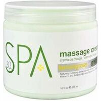 BCL SPA Lemongrass & Green Tea Massage Cream, 450ml