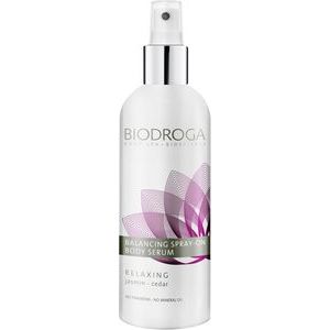 Biodroga Balancing Spray-on Body Serum - Atsvaidzinošs serums ķermenim ar pantenolu, 200 ml