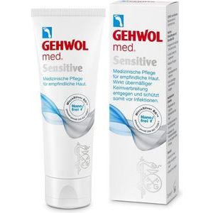 Gehwol med Sensitive foot cream, 75ml - Krēms ar sudrabu jutīgas ādas kopšanai ar niezi un apsārtumu mazinošu iedarbību, 75ml