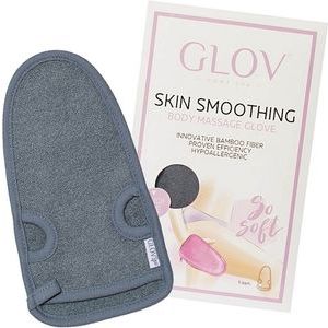 GLOV Skin Smoothing Grey - Ādu mīkstinošs masāžas cimdiņš pelēks