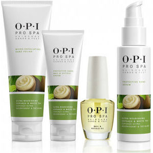 OPI Pro Spa Manicure Trial Kit micro exfoliating hand polh 118ml, protective hand, nail&cuticle cream 50ml, nail&cuticle oil 14.8ml, protective hand serum 60ml