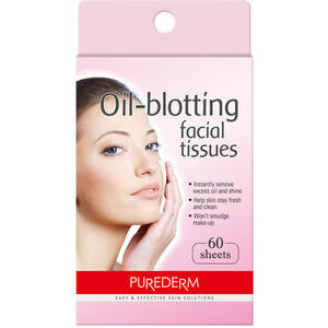 () Purederm oil-blotting facial tissues - Матирующие салфетки, 60шт