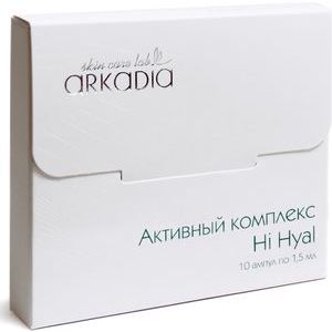 Аrkādija intensīvi atjaunojošas ampulas ar hialuronskābi Hi Hyal 10x1,5 ml
