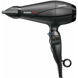 BaByliss PRO Levante Black hair dryer - Профессиональный фен с ионизацией