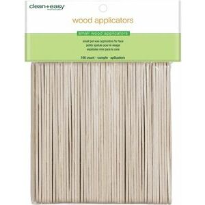 Clean & Easy Wood Applicator Spatulas – Mazās (S) koka spātulas, 100gab