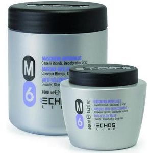 Echosline М6 маска против желтизны волос  (500ml / 1000ml)