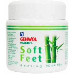 Gehwol Fusskraft Soft Feet Peeling 500 ml - Bambus un žožobas pīlings pēdu un kāju ādas kopšanai