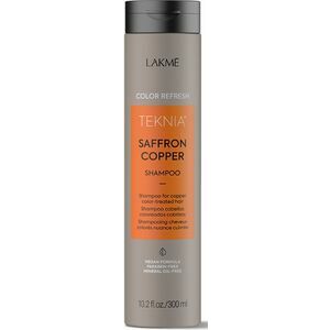 LAKME Teknia Saffron Copper Shampoo - Обновление цвета медных оттенков, 300ml