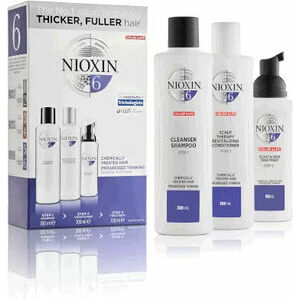 Nioxin TRIALKIT SYS 6 -  Система 6 для средних/жестких волос, заметно редеющих (300+300+100)