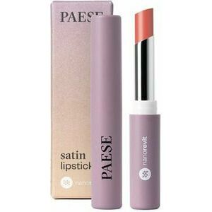 PAESE Satin Lipstick - Satīna lūpu krāsa (color: No 21 Soft Peach ), 2,2g / Nanorevit Collection