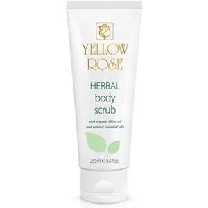 Yellow Rose Herbal Body Scrub - Eko cukura skrubis ķermenim ar citrusu ēteriskajām eļļam, 250ml