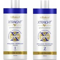 Vitaker London Xtraight Aminosystem intelligent Straightening Technology Sealing therapy, 500 ml + 500 ml