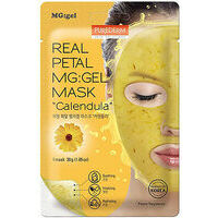Purederm Real Petal MG:Gel Mask Calendula - Гидрогелевая маска для лица с экстрактом календулы ()