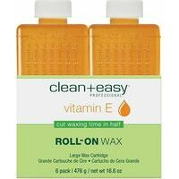 Clean & Easy Vitamin-E Wax Refill – Vitamīna E šķidrā vaska kārtridži (6x80gr)