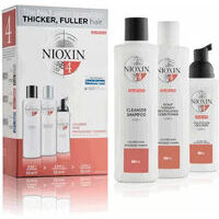 Nioxin Система 4 для ухода за тонкими и окрашенными волосами, заметно редеющими (300+300+100)