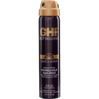 CHI Deep Brilliance Olive & Monoi Optimum Finish Flexible Hold Spray - лак для эластичной фиксации волос, 74g