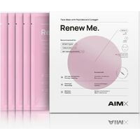 Box - AIMX Renew Me face mask with peptides and collagen - sejas maska ar peptīdiem un kolagēnu, 5 gab. x 25 ml