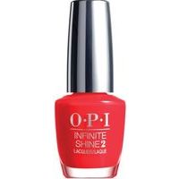 OPI Infinite Shine nail polish (15ml) - особо прочный лак для ногтей, цветUnrepentantly Red (L08)