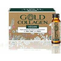 Vegan Gold Collagen - питьевая пищевая добавка для здоровых волос, ногтей и кожи,  10-ти дневный веганский курс