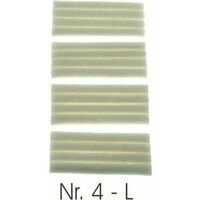 Wimpernwelle  EYELASH ROLLS, 16pcs., - skropstu rullīši - izmērs 4-liels- L