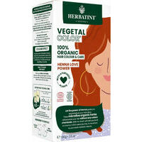 Herbatint Vegetal color Henna love power , 100 g / Веганская растительная краска для волос