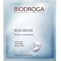Biodroga Blue Orchid Sheet Mask - Zilās orhidejas mitrinošā maska loksnēs, 1gab