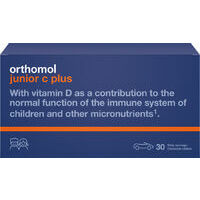 Orthomol Junior C Plus Chewable Tablets Mandarin Orange N30