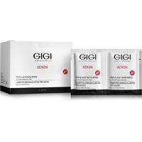 GIGI Acnon Triple Acid Rapid Wipes - Очищающие кислотные салфетки, 30 шт.