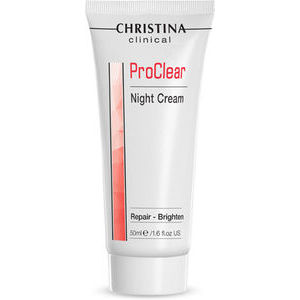 Christina Clinical ProClear Night Cream Repair Brighten - Atjaunojošs nakts krēms, 50ml