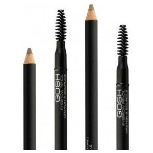 Gosh Eyebrow Pencil 2-way (pencil + brush) - uzaču zīmulis ar ķemmīti