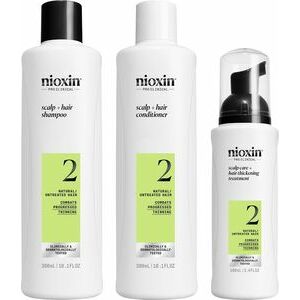 Nioxin SYS 2 - Sistēma Nr. 2 - Sniedz apjomīgāka izskata matus, vienlaicīgi nostiprinot matu struktūru (300+300+100)