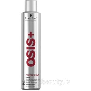 Osis+ Freeze Pump - Stipras fiksācijas matu laka ar pulverizatoru, 200 ml