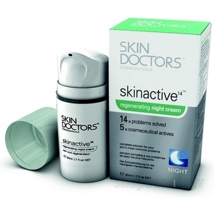 Skin Doctors Skinactive 14 regenerating night cream - atjaunojošs nakts krēms sejai un kakla zonai. 28 dienu kurss, 50 ml