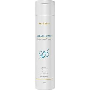 Vitaker Cosmetics SOS Keratin Care - dziļi atjaunojošs šampūns, 300 ml