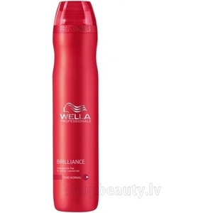 Wella Professionals Brilliance Fine Shampoo - šampūns krāsotiem, smalkiem, normāliem matiem, 250 ml