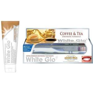 White Glo Coffee & Tea zobu pastas kafijas un tējas dzērājiem komplekts